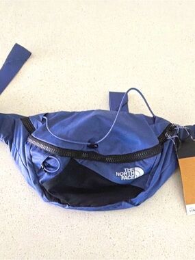 The North Face Hiking Lumbar Pack Small Blue Waist Hip Bag NWT
